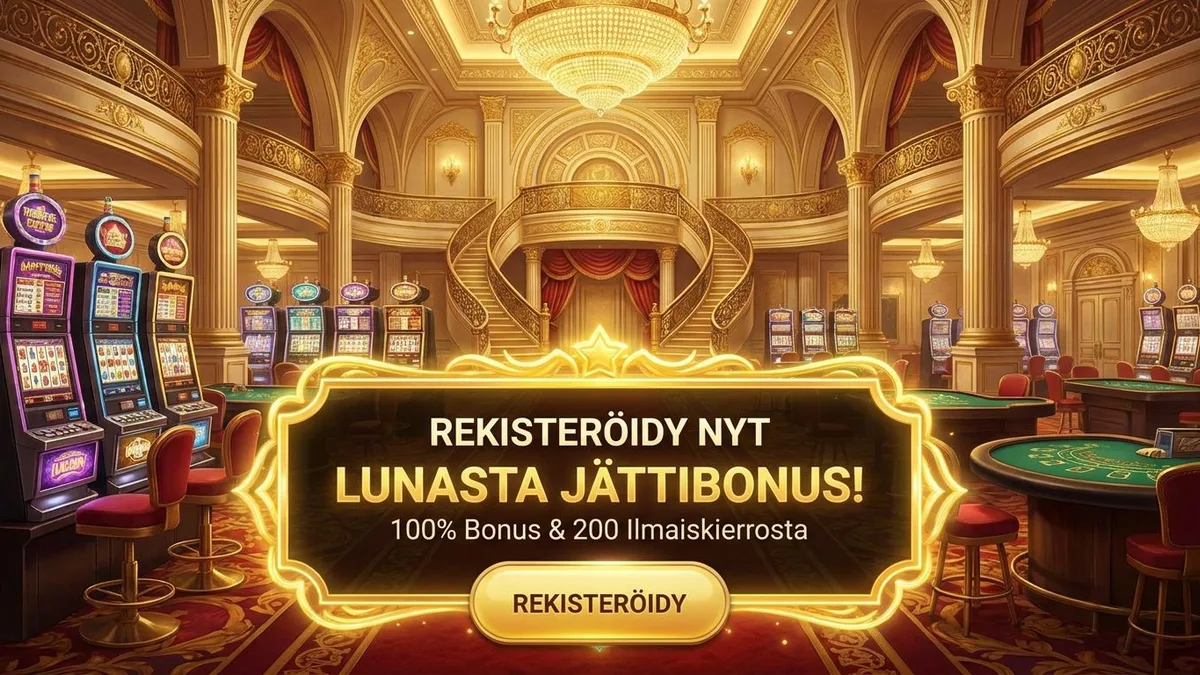 Rekisteröidy bonuksen kanssa